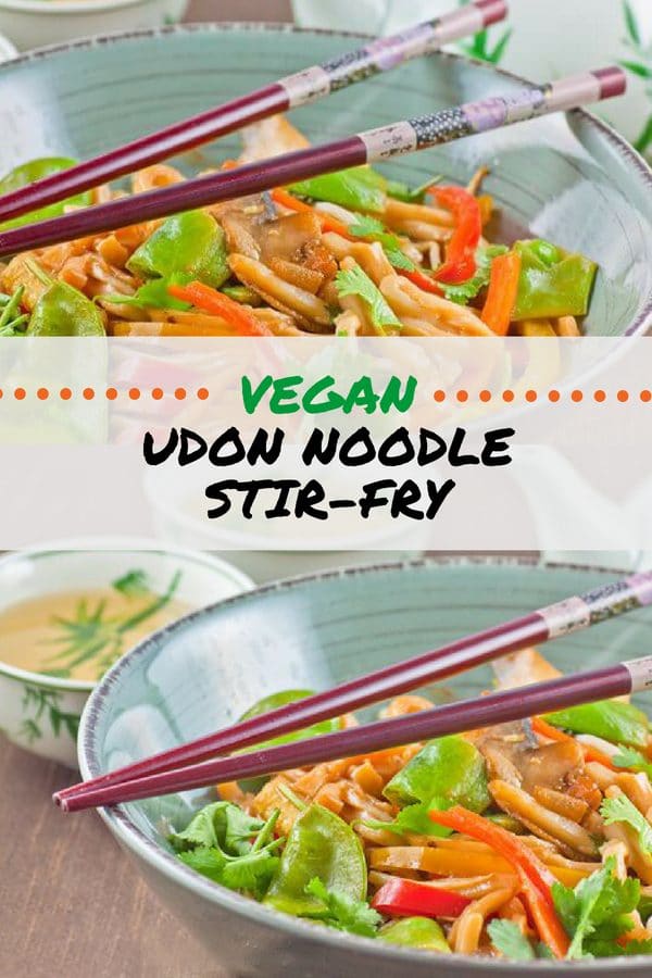 Vegan Udon Noodle Stir Fry 30 Minute Dinner Delicious Everyday