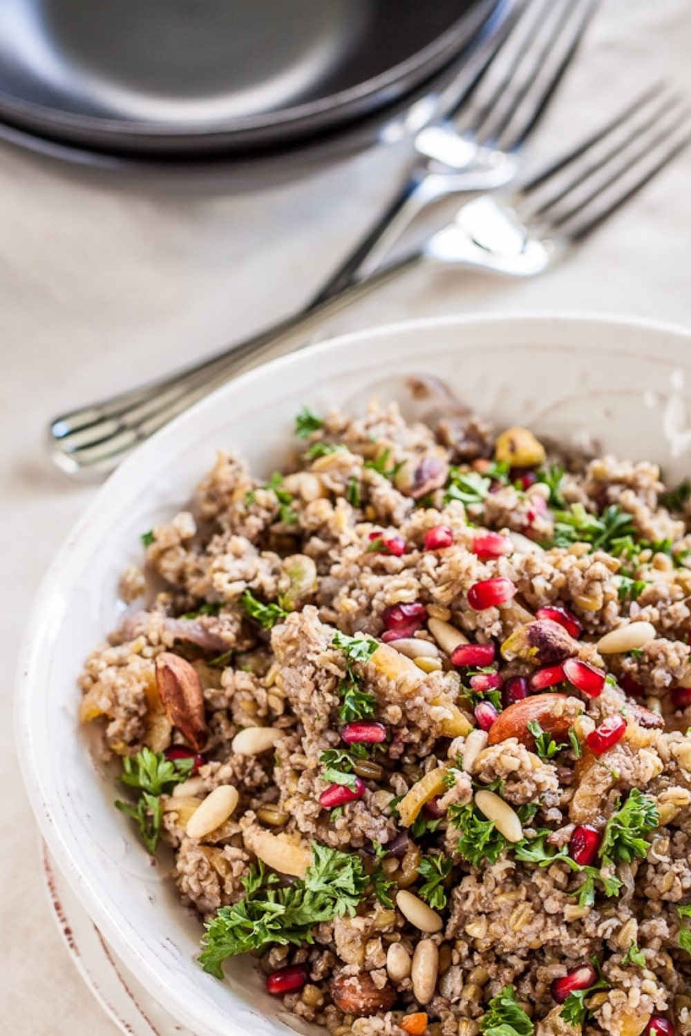 Burghul & Freekeh Pilaf | Delicious Everyday