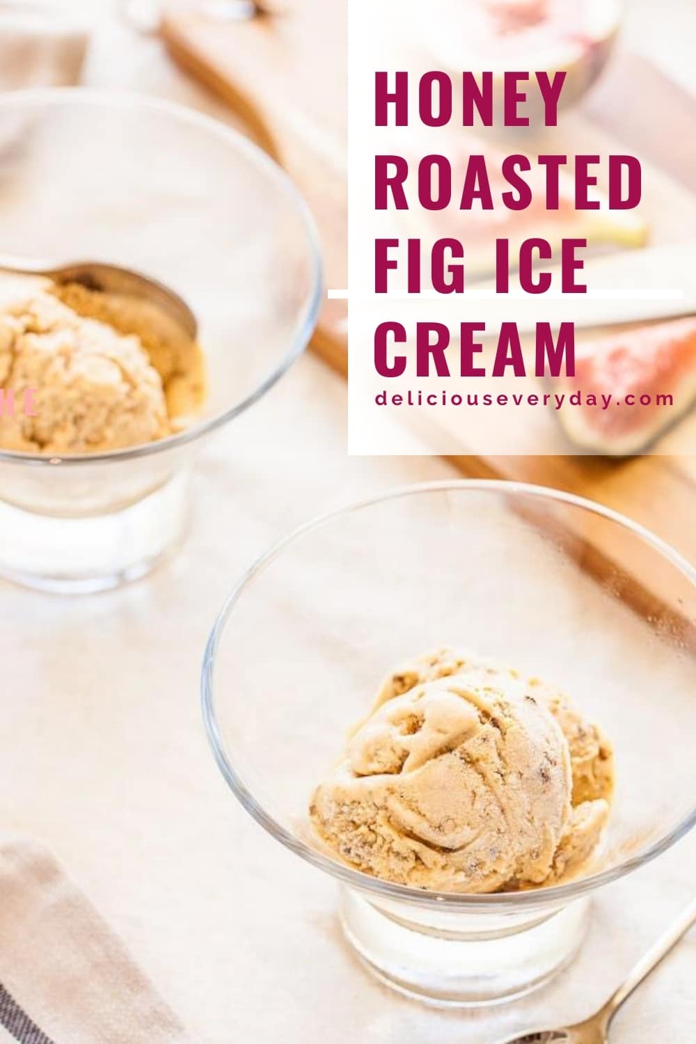 Honey-Roasted Fig Ice Cream | Homemade Ice Cream Recipe | Delicious ...