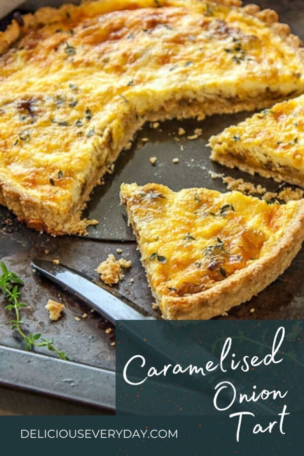 Caramelised Onion Tart Recipe | Delicious Everyday