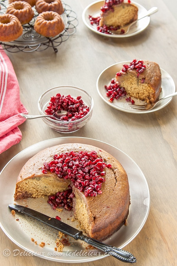 Pomegranate Syrup Cake | Delicious Everyday