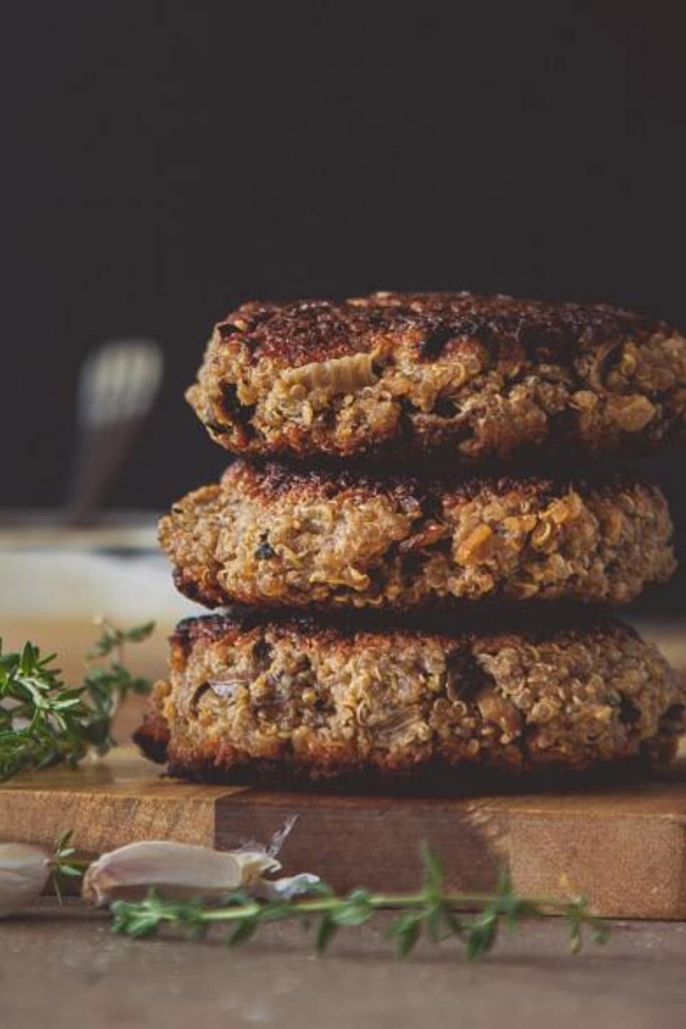 Mushroom Quinoa Burgers Recipe - These Vegetarian Burgers Freeze Well