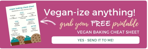 vegan vervangingen cheat sheet