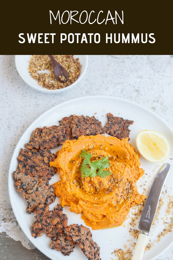 Sweet Potato Hummus - Moroccan Style with Lots of Spice! - Delicious