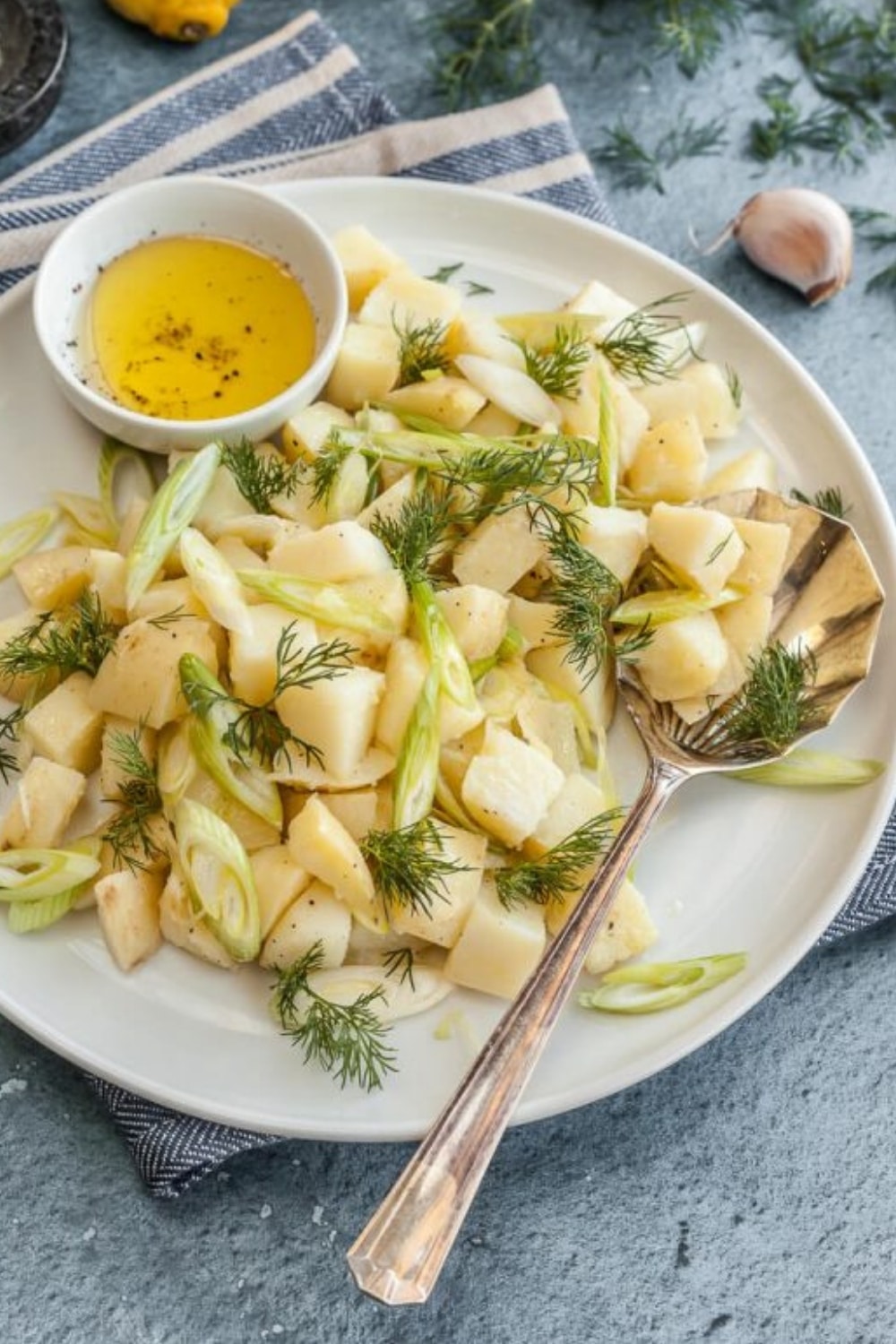 Lemon Dill Potato Salad Recipe - vegan and mayo-free | Delicious Everyday