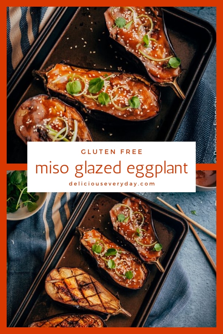 Miso-Glazed Eggplant | Vegetarian + Vegan + Gluten-Free | Delicious ...