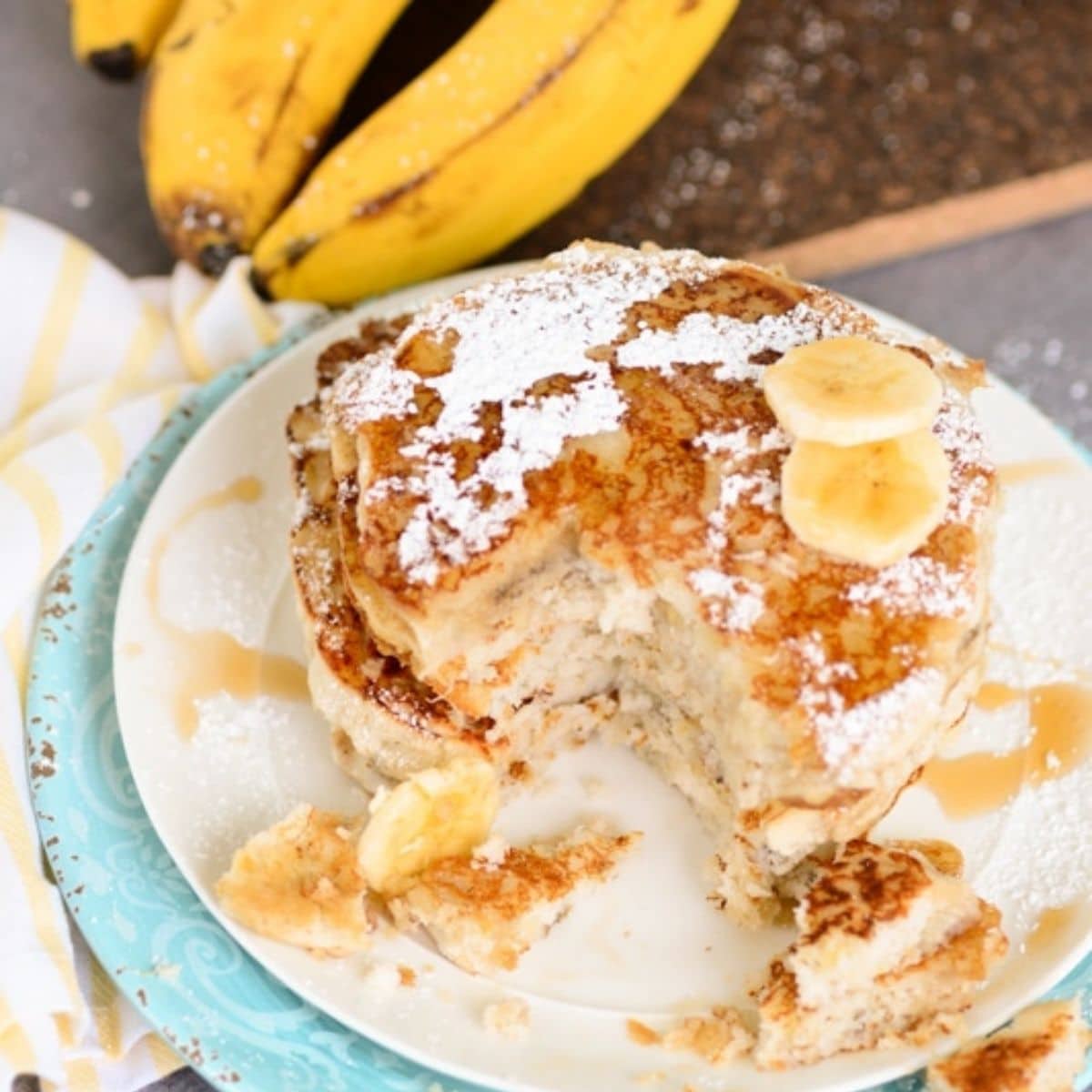 20-Minute Vegan Banana Pancakes - Vegan, Gluten-Free
