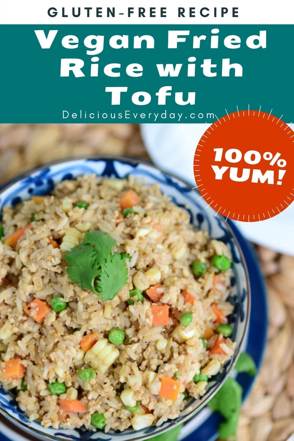 Vegan Fried Rice with Tofu {gluten-free}