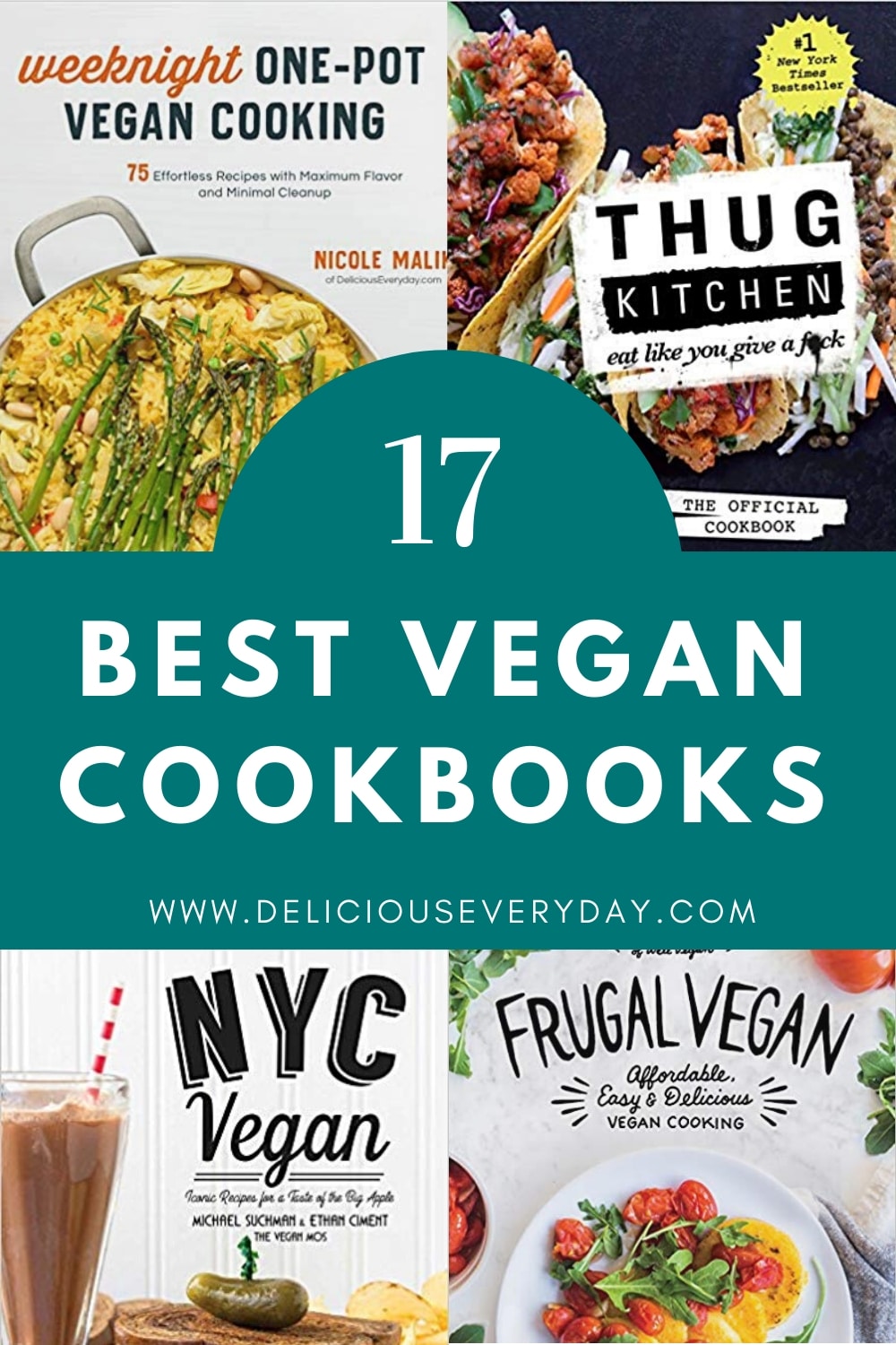 17 Vegan Cookbooks that will Rock Your World from a vegan chef!