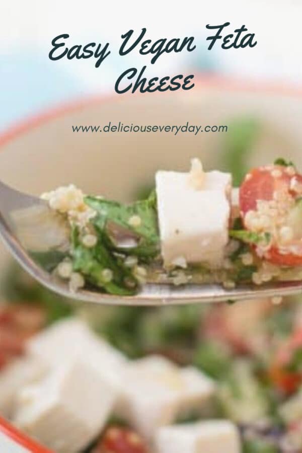 Queso feta vegano Sin lácteos