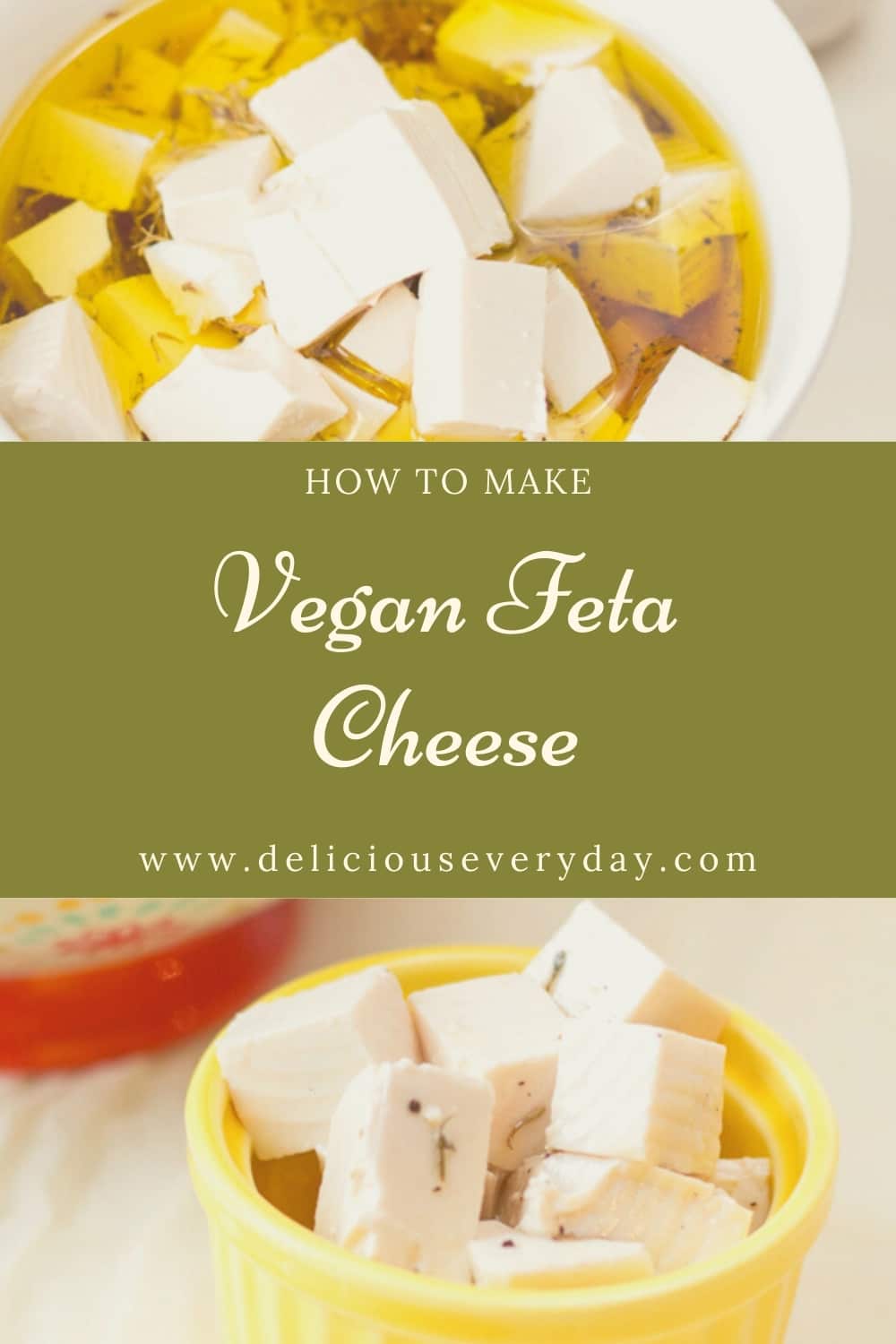 Vegan Feta Cheese Easy Vegan Substitute For Feta Cheese 