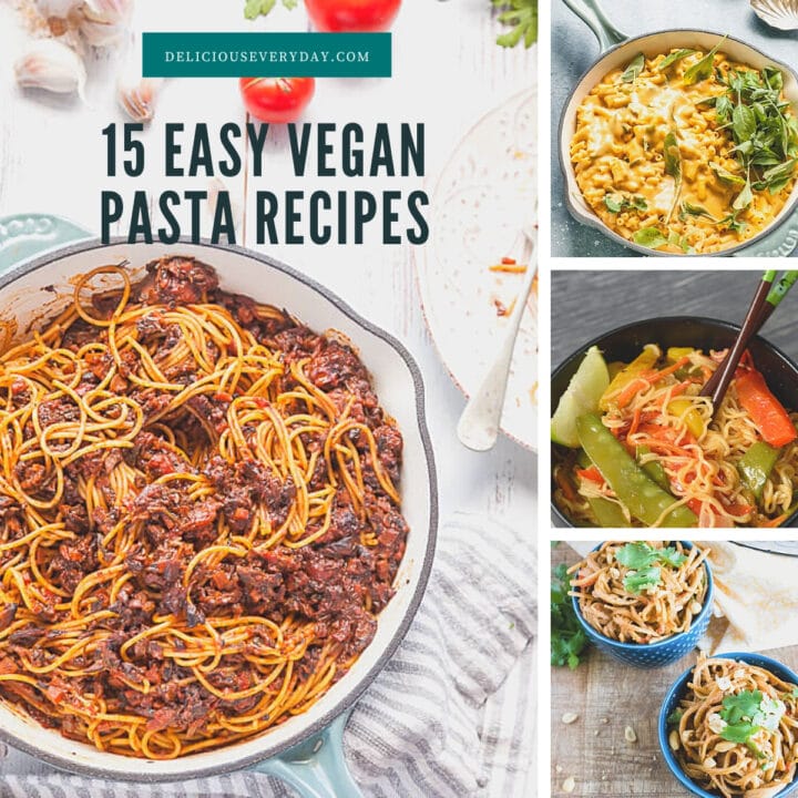 15 Easy Vegan Pasta Recipes | Delicious Everyday