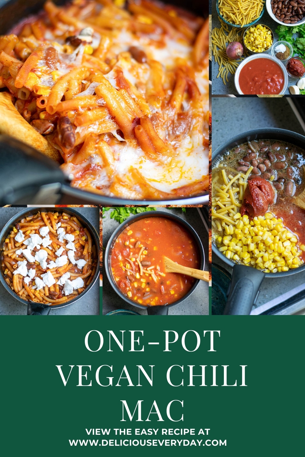 One-Pot Vegan Chili Mac | Easy Dinner | Delicious Everyday