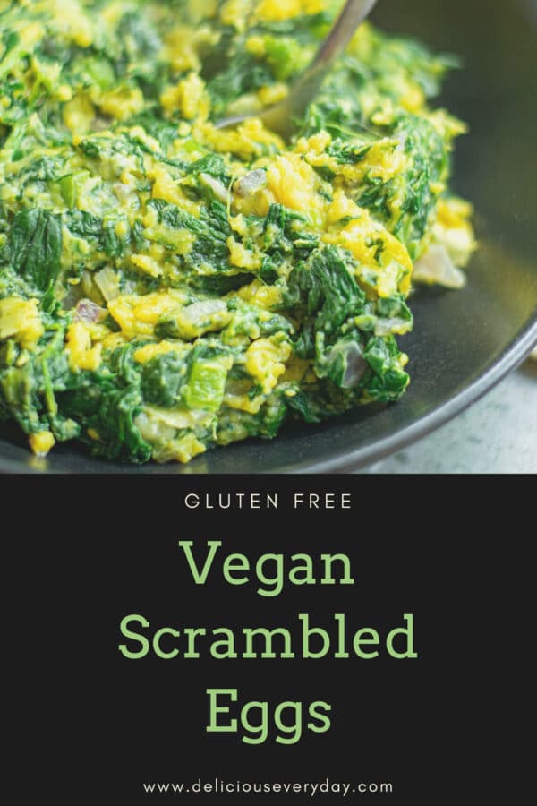 vegan scrambled eggs