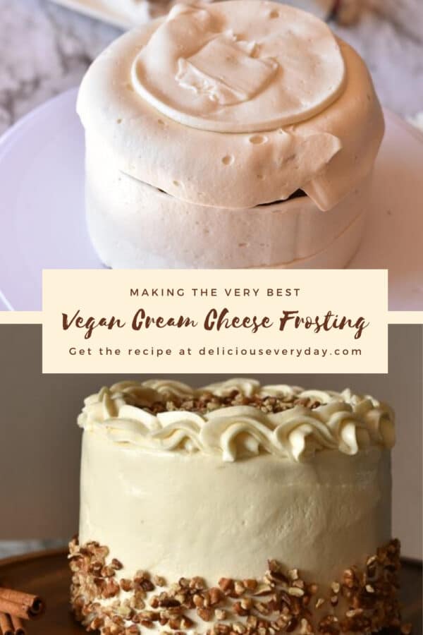 Vegan Cream Cheese Frosting | Delicious Everyday