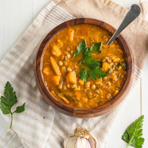 One-Pot Sweet Potato Lentil Stew - Delicious Everyday