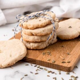 vegan shortbread cookies