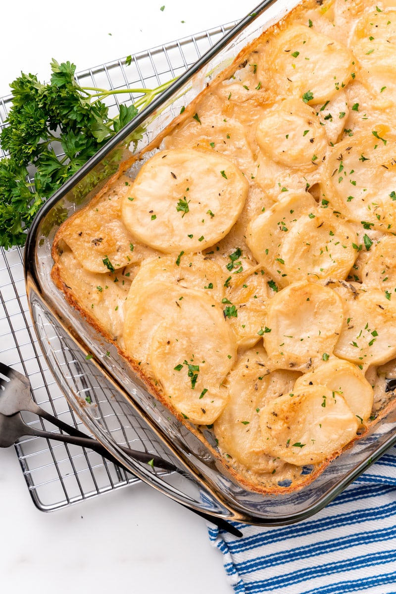 Vegan Scalloped Potatoes Easy Vegan Side Dish Karinokada